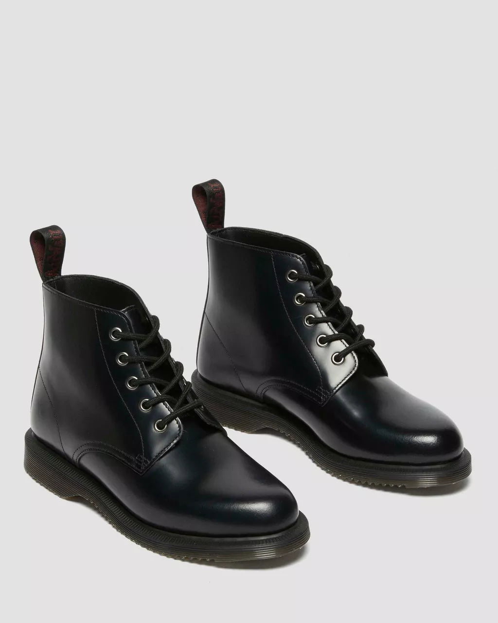 Emmeline Smooth Leather Lace Up Boots