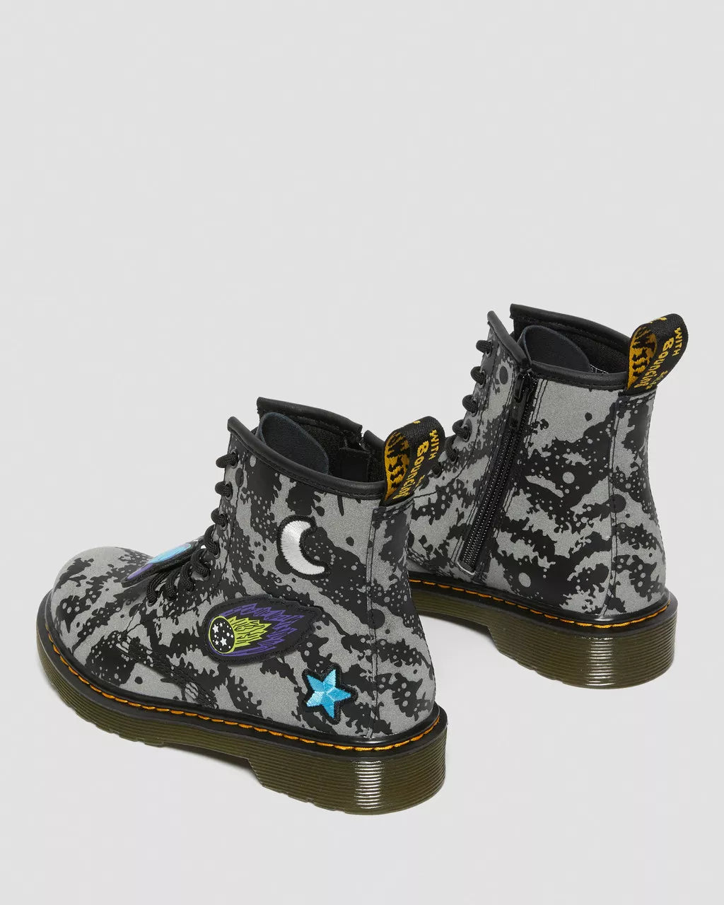 Junior 1460 Space Hydro Leather Lace Up Boots