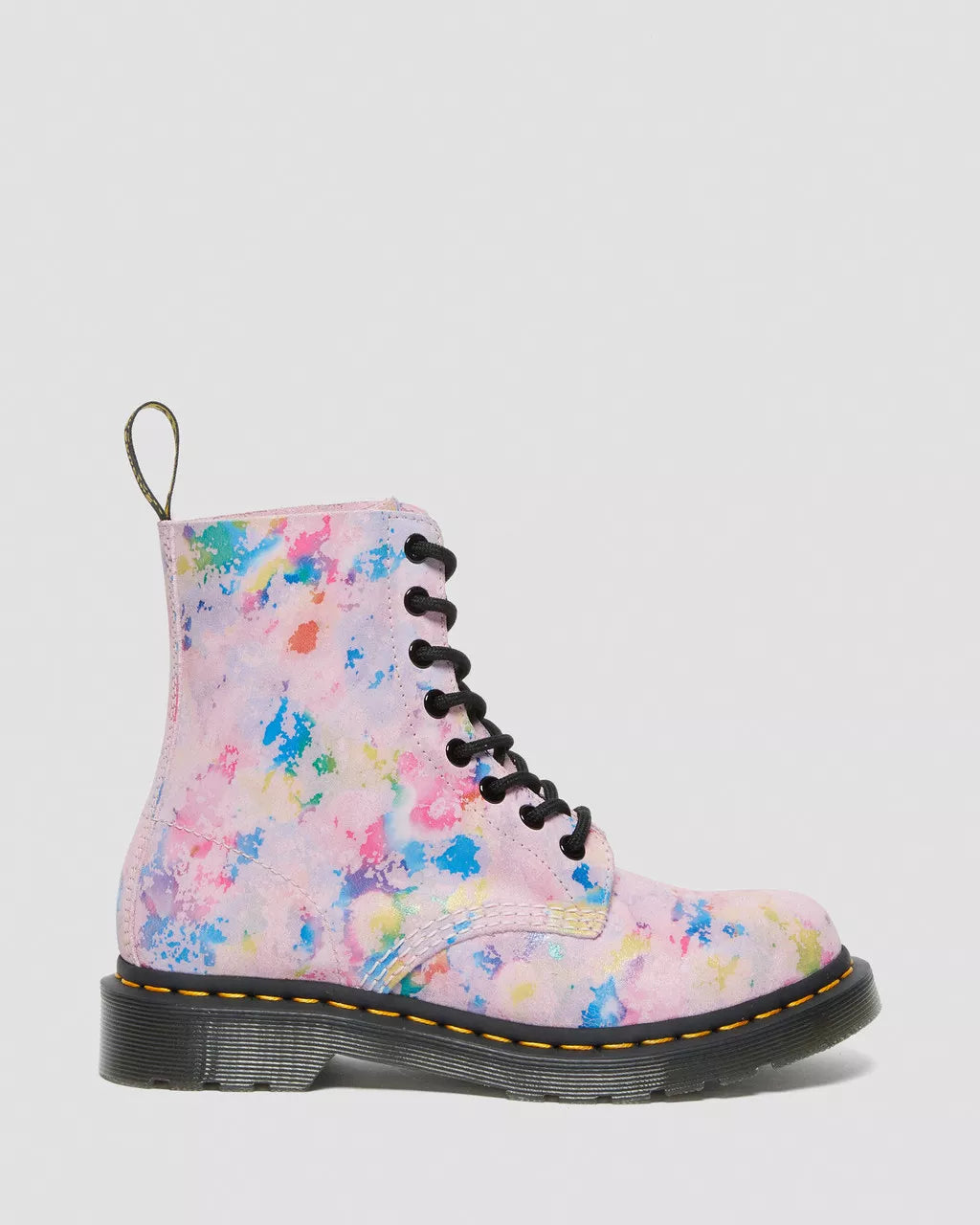 DR MARTENS 1460 Pascal Rainbow Suede Lace Up Boots