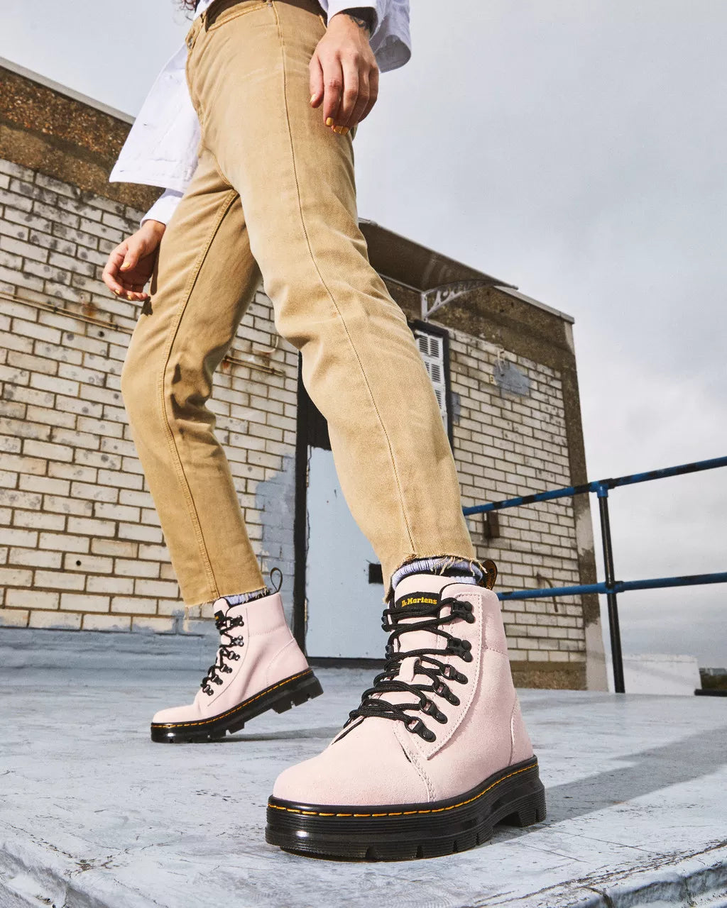 DR MARTENS Combs Suede Utility Boots