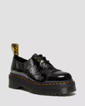 DR MARTENS 1461 Quad Patent Leather Platform Shoes