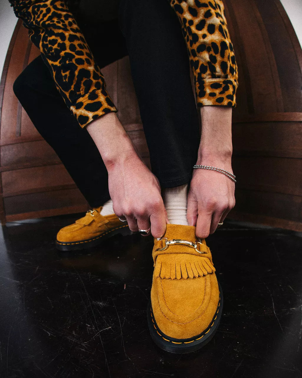 DR MARTENS Snaffle Suede Loafers