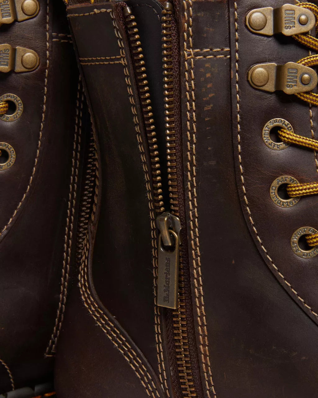 Jadon Boots Crazy Horse Leather Platforms