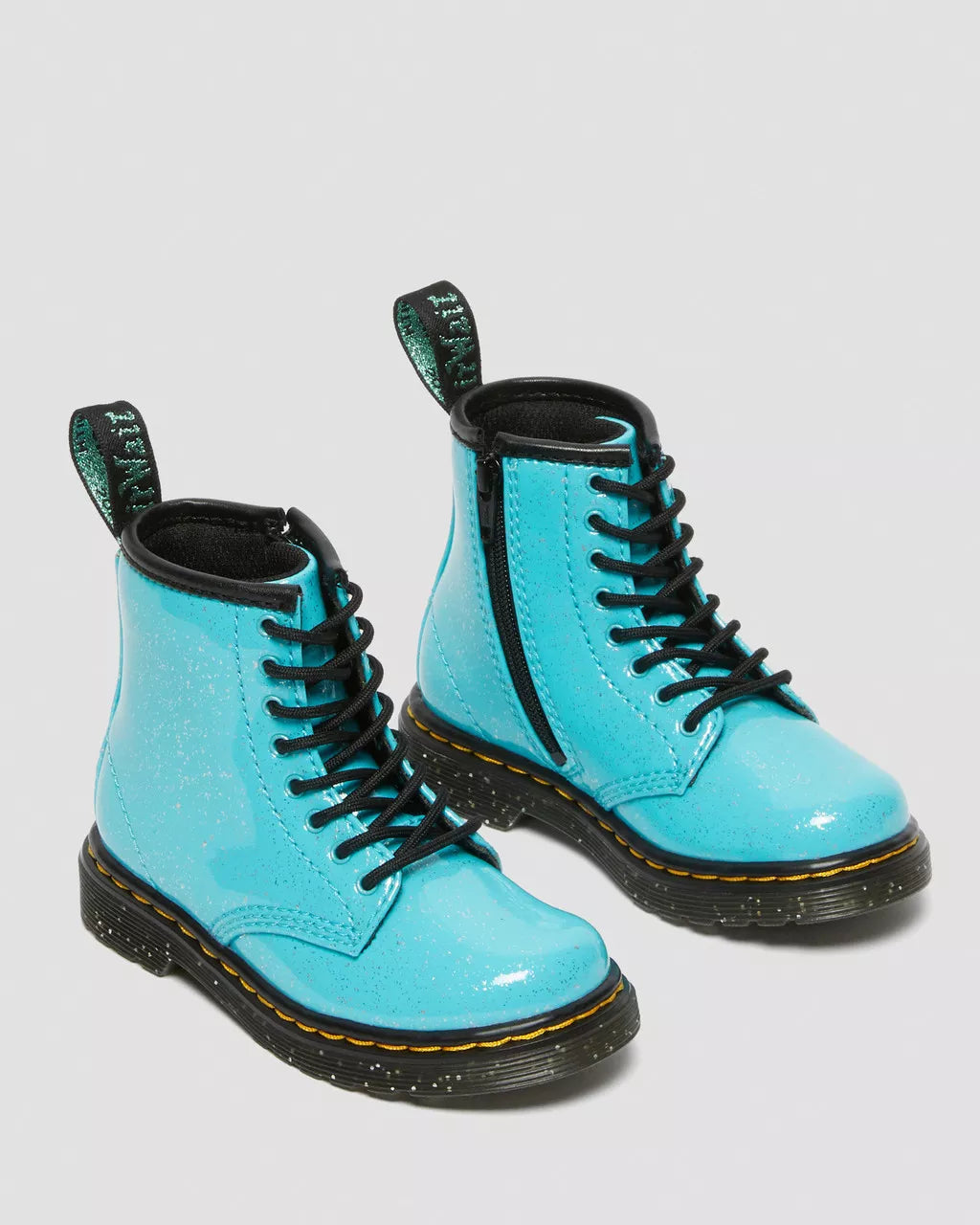 DR MARTENS Toddler 1460 Glitter Lace Up Boots
