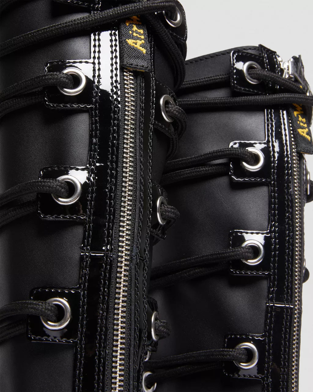 DR MARTENS Daria 1B60 Bex Leather Lace Up Knee High Boots