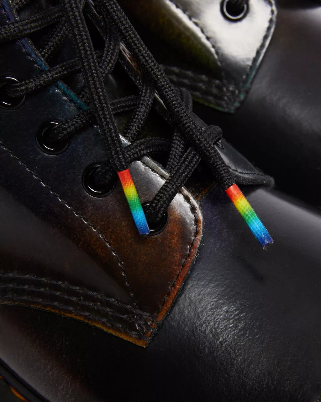 DR MARTENS 1460 For Pride Rub Off Leather Lace Up Boots