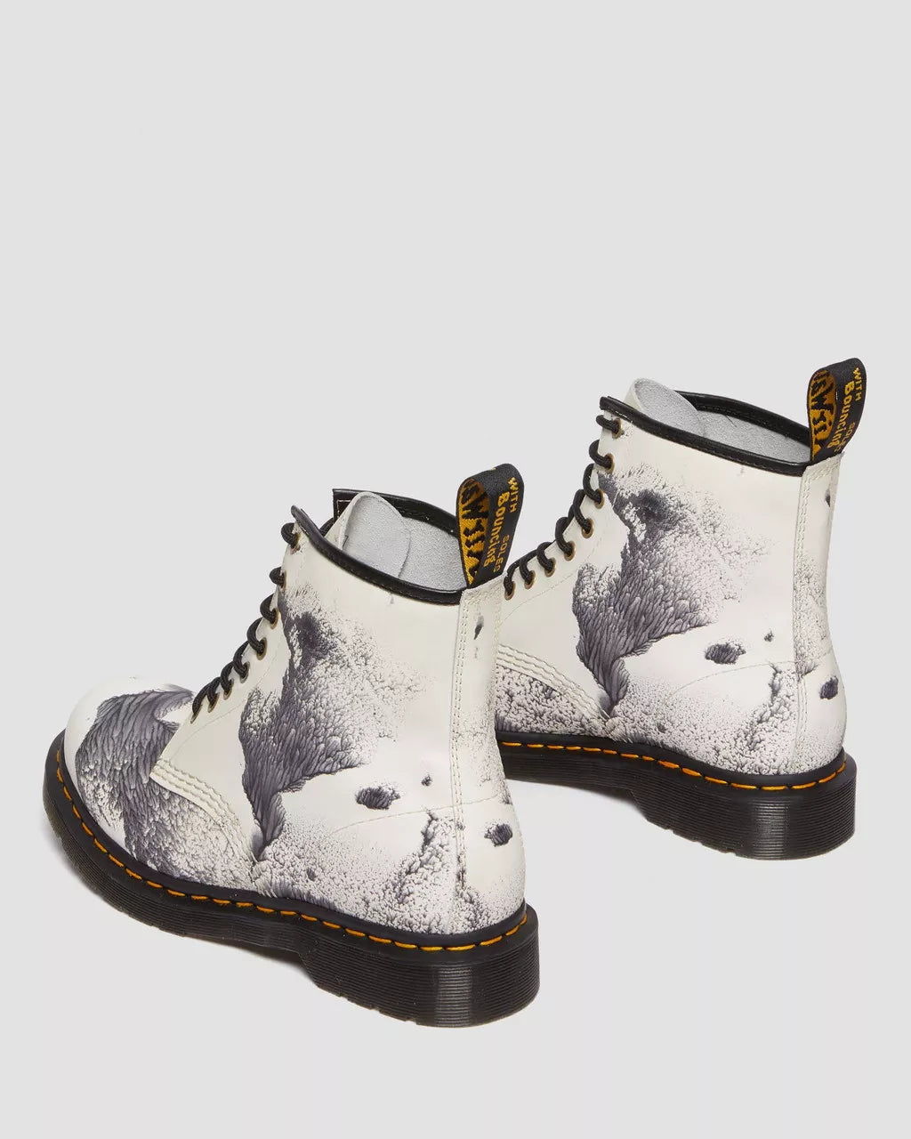 DR MARTENS 1460 Tate Decalcomania Leather Boots