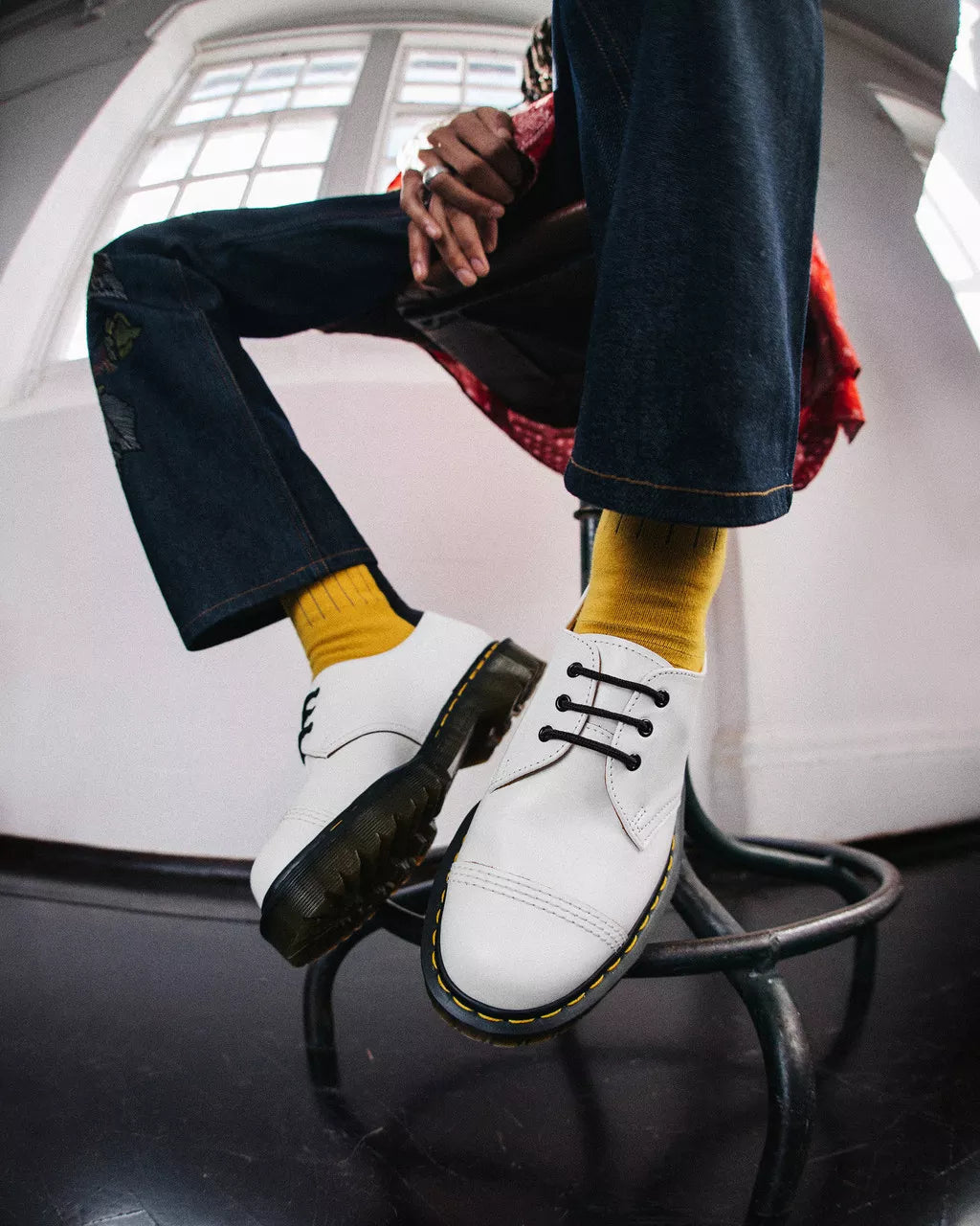 DR MARTENS 1461 Bex Toe Cap Lace Up Shoes
