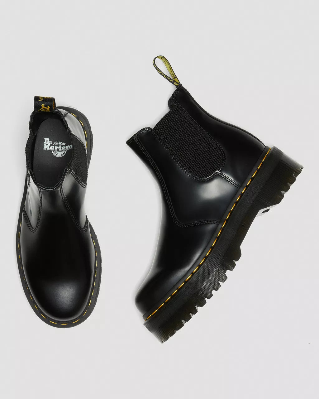 2976 Quad Smooth Leather Platform Chelsea Boots