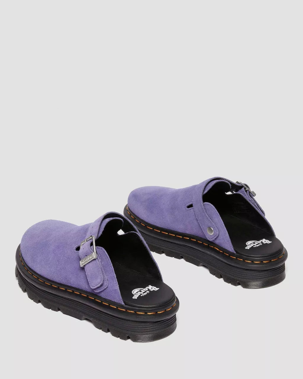 Zebzag Suede Casual Slingback Platform Mules