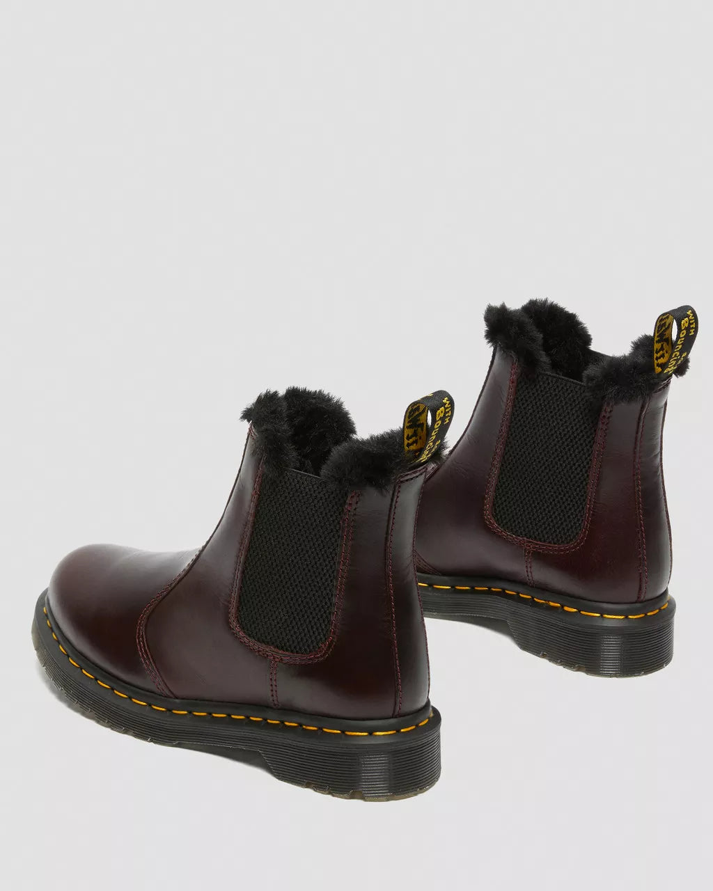 DR MARTENS 2976 Leonore Faux Fur Lined Chelsea Boots