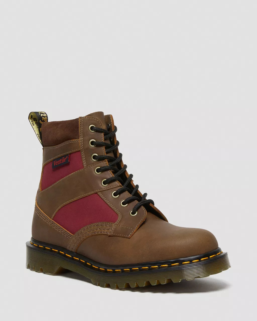 DR MARTENS 1460 Made in England Padded Panel Lace Up Boots