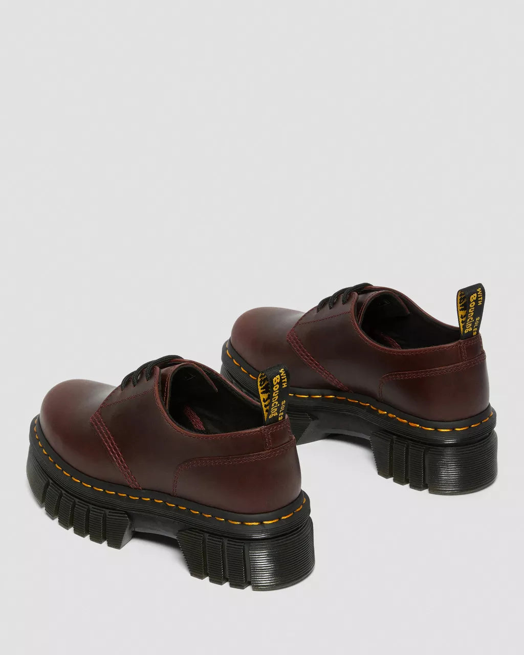 DR MARTENS Audrick Brando Leather Platform Shoes