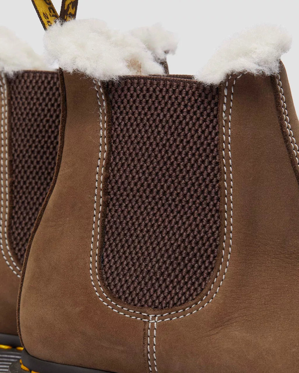 2976 Bex Faux Fur-Lined Platform Chelsea Boots