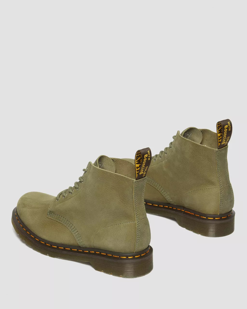 DR MARTENS 101 Tumbled Nubuck Leather Ankle Boots