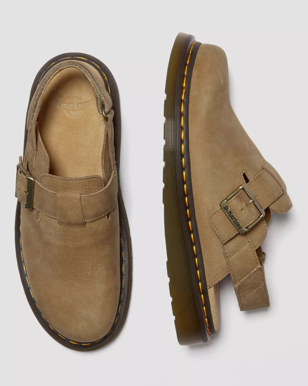 Jorge II Tumbled Nubuck Leather Slingback Mules