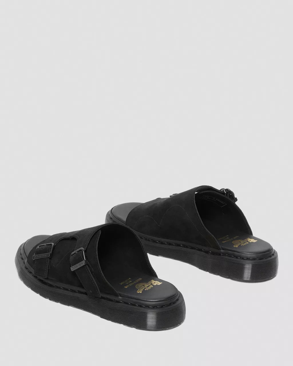 DR MARTENS Dayne Made in England Suede Slide Sandals
