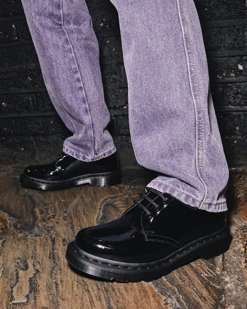 DR MARTENS 1461 Mono Patent Leather Shoes