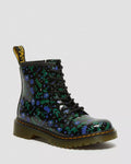 Junior 1460 Mystic Floral Patent Lace Up Boots
