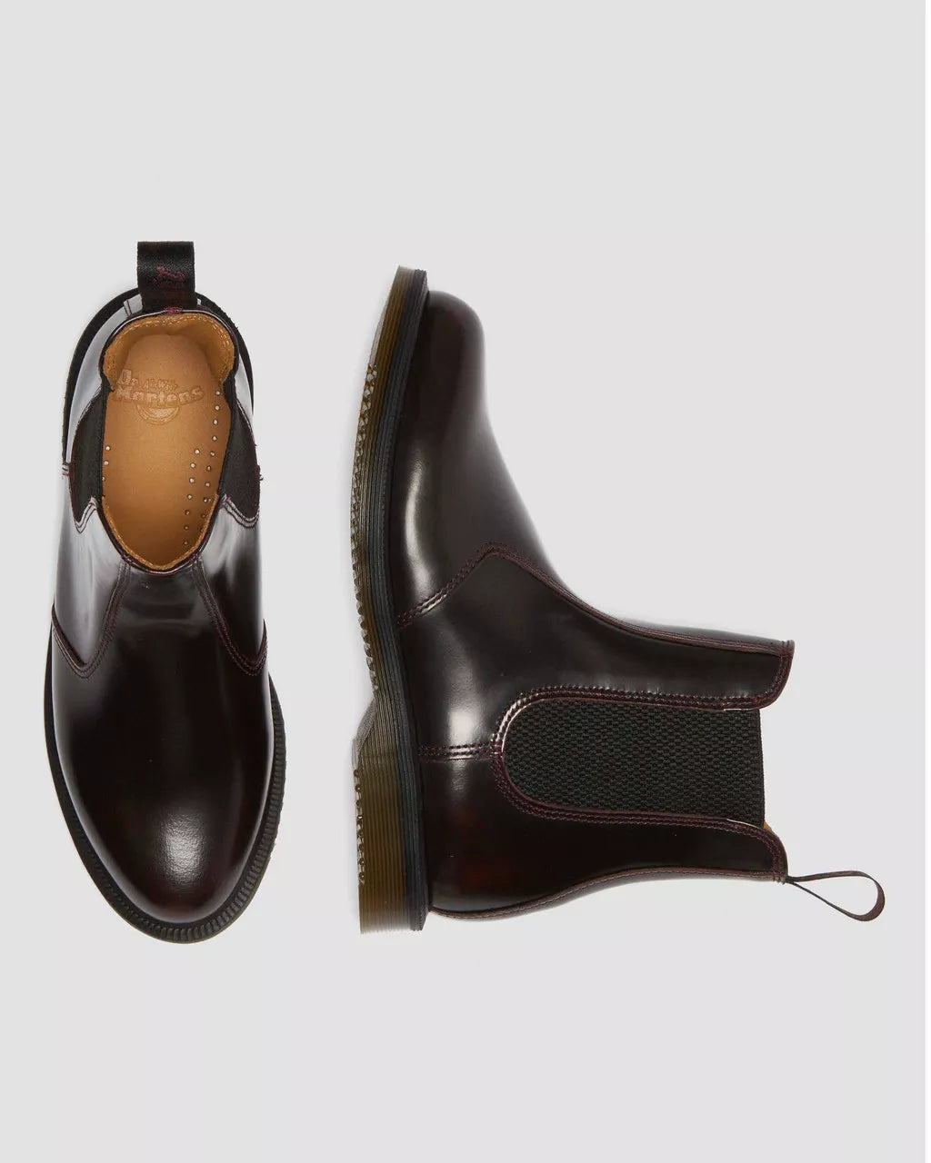 Flora Arcadia Leather Chelsea Boots
