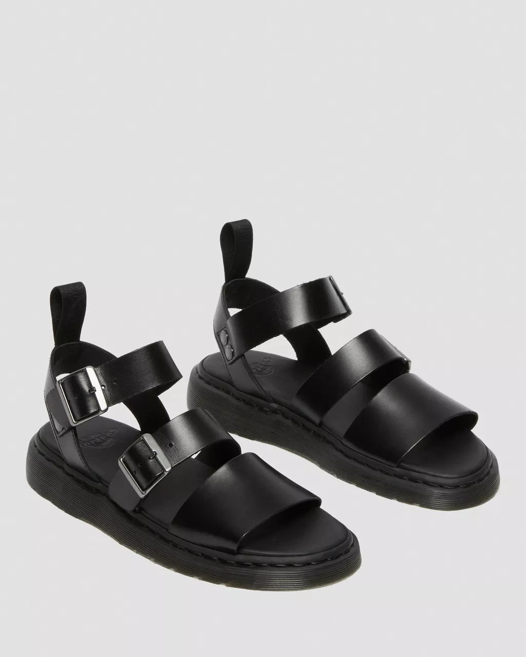 DR MARTENS Gryphon Brando Leather Strap Sandals