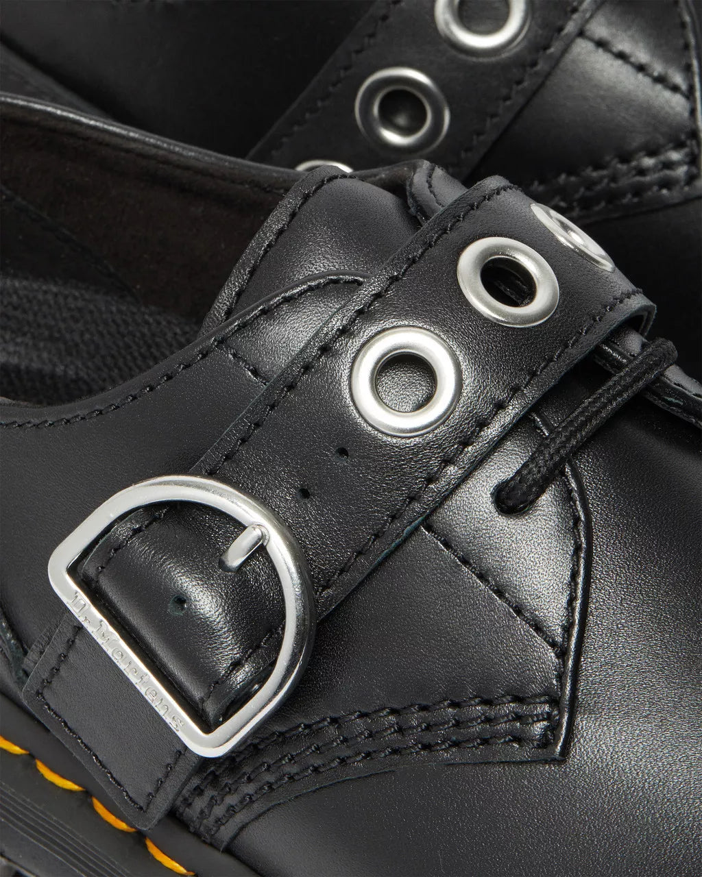 DR MARTENS Audrick Hardware Leather Platform Shoes