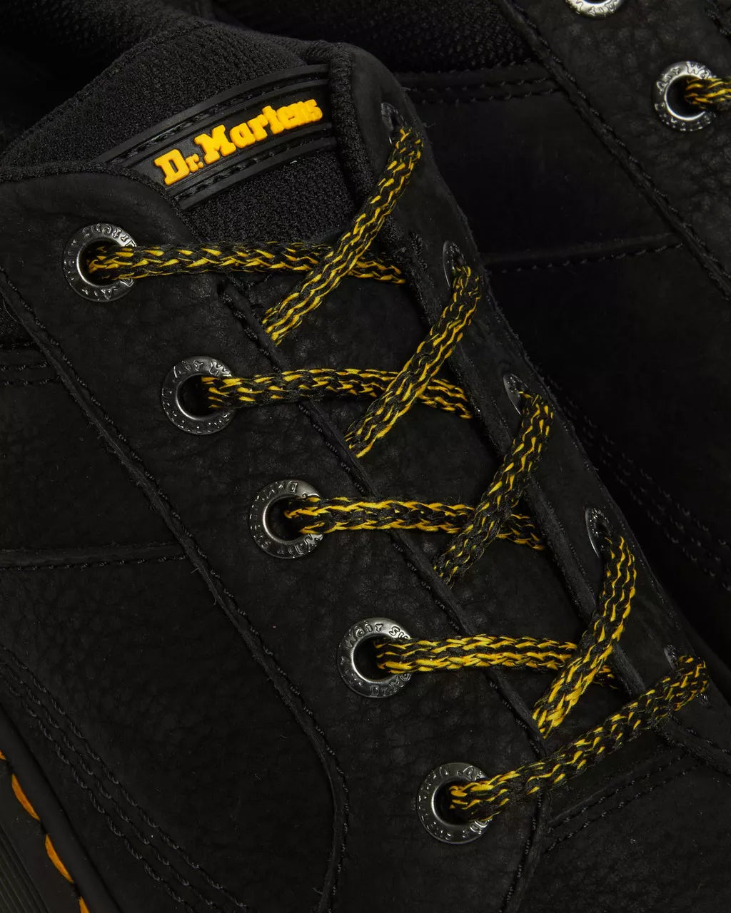 DR MARTENS Woodard Tumbled Nubuck Leather Zip Shoes