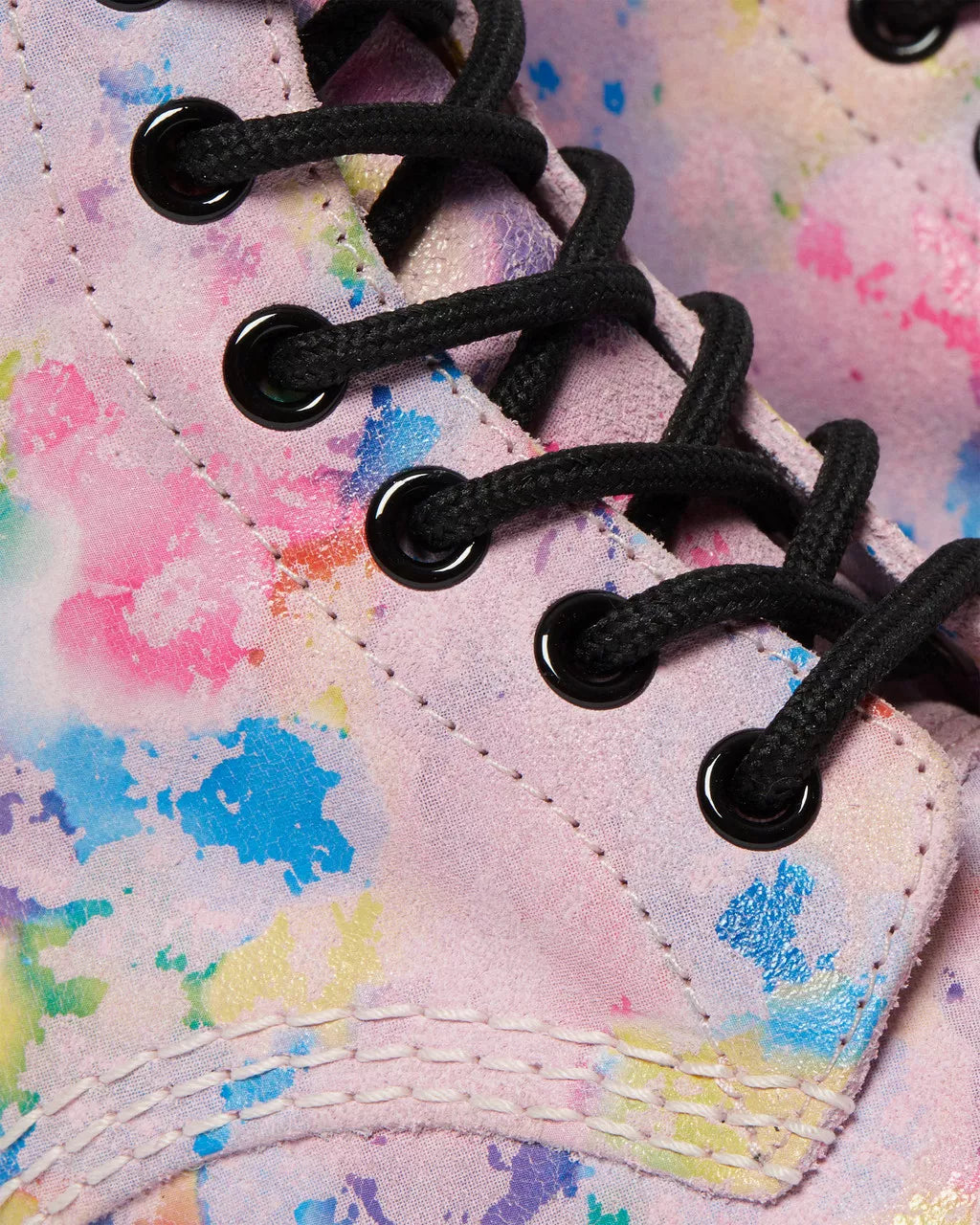 DR MARTENS 1460 Pascal Rainbow Suede Lace Up Boots