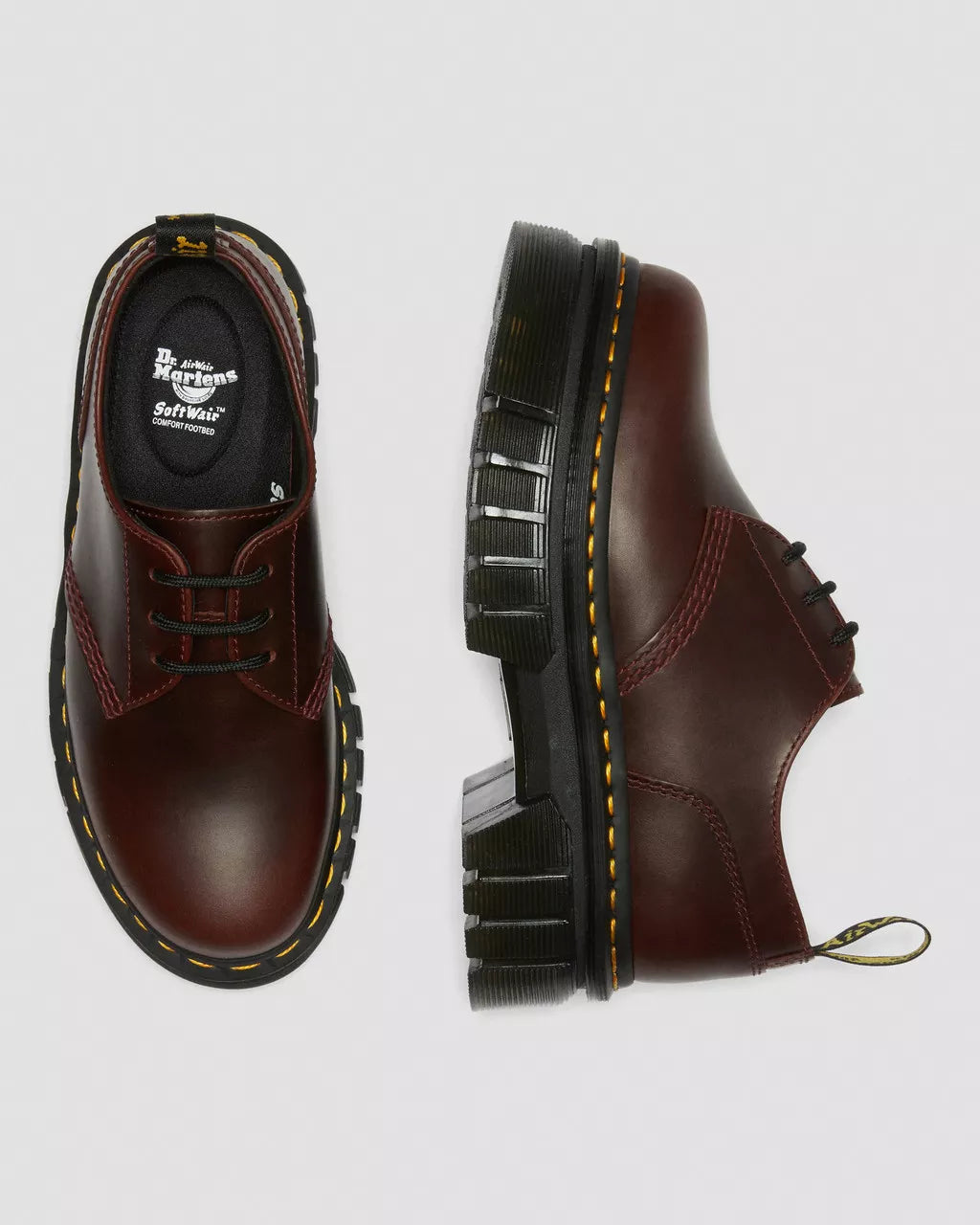 DR MARTENS Audrick Brando Leather Platform Shoes