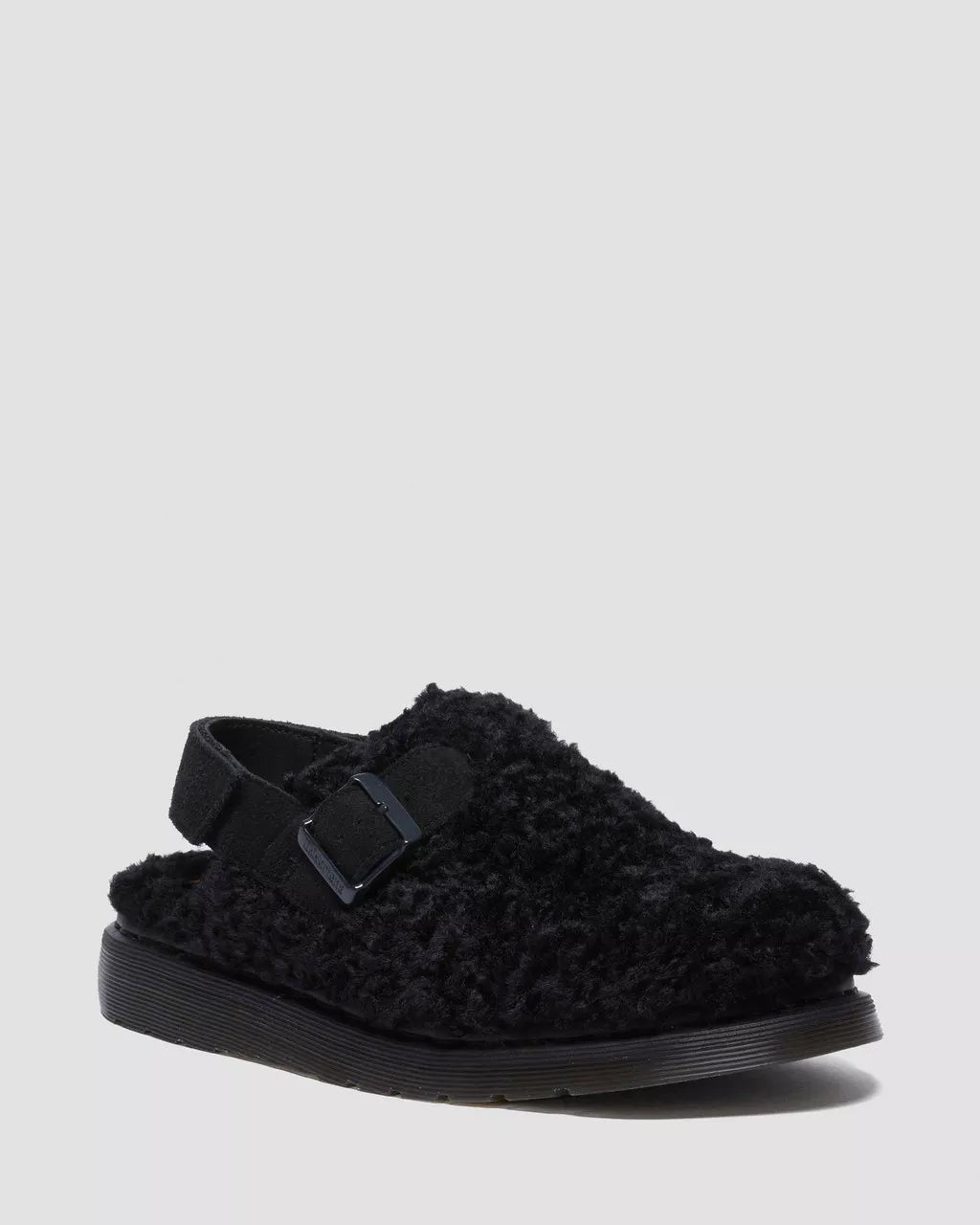 DR MARTENS Jorge II Suede &amp; Borg Mules