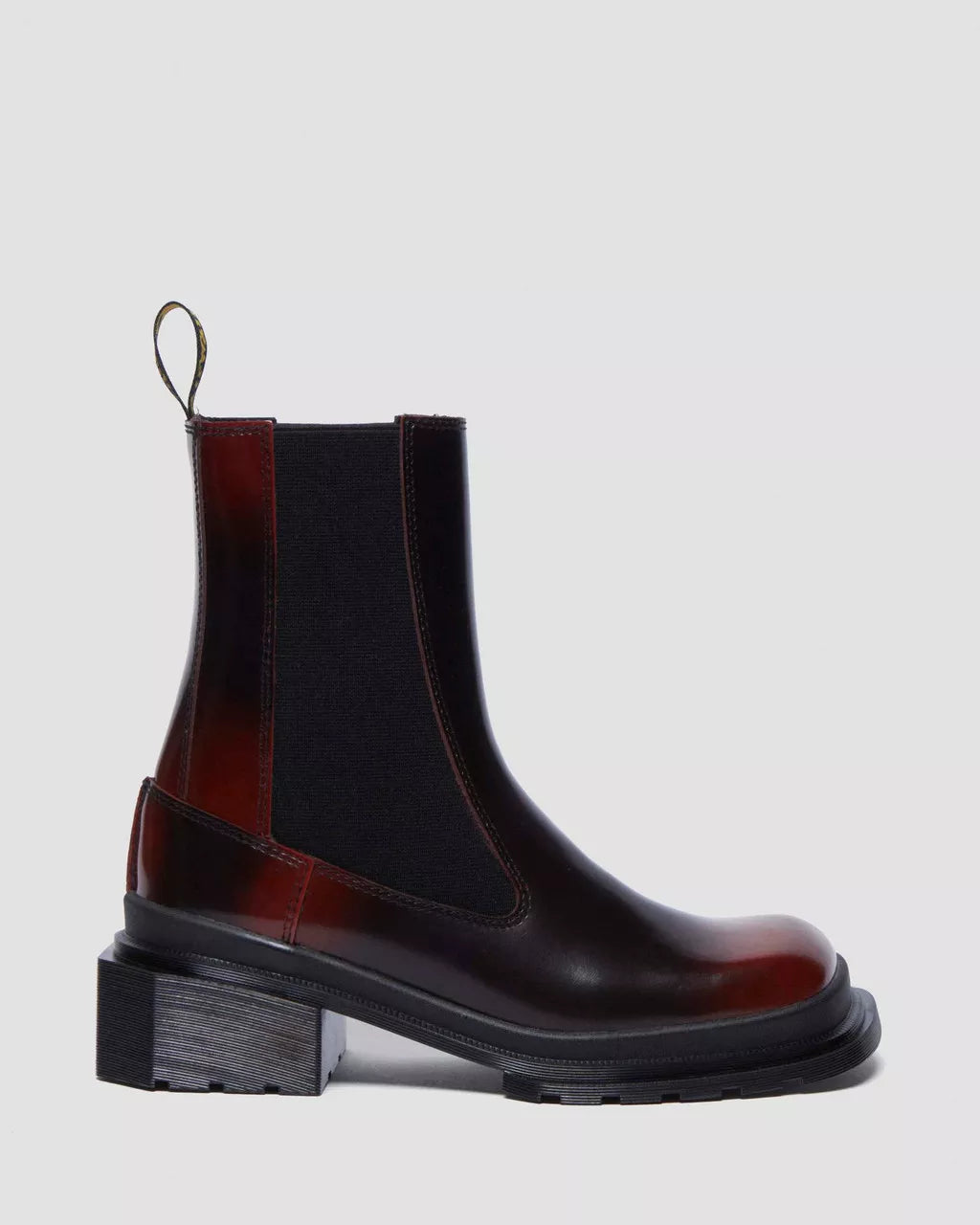 Maybole Square Toe Leather Chelsea Boots