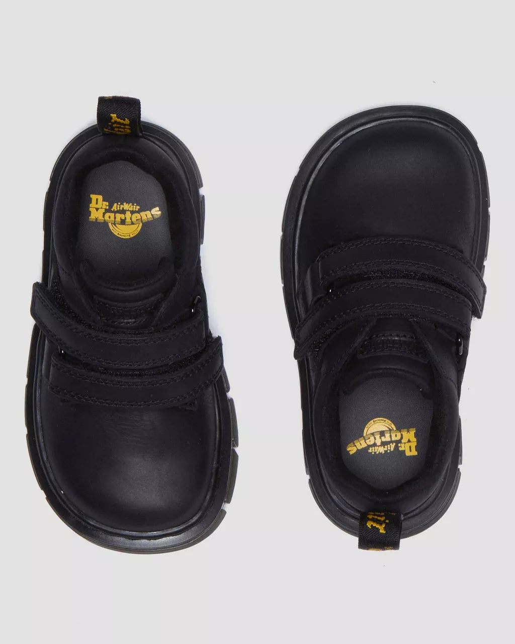 DR MARTENS Toddler Raffe Leather Strap Shoes