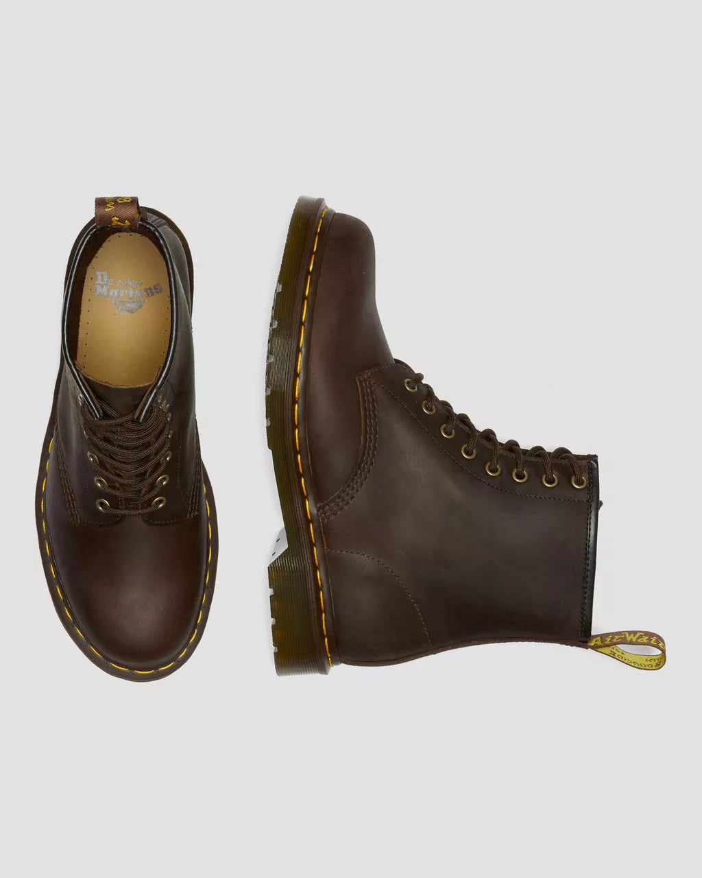 1460 Crazy Horse Leather Lace Up Boots