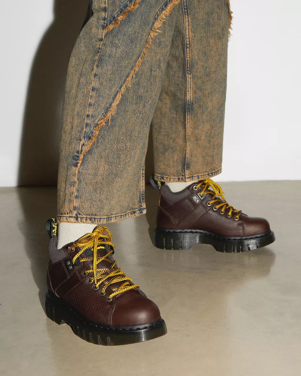 DR MARTENS Woodard Leather Lace Up Ankle Boots