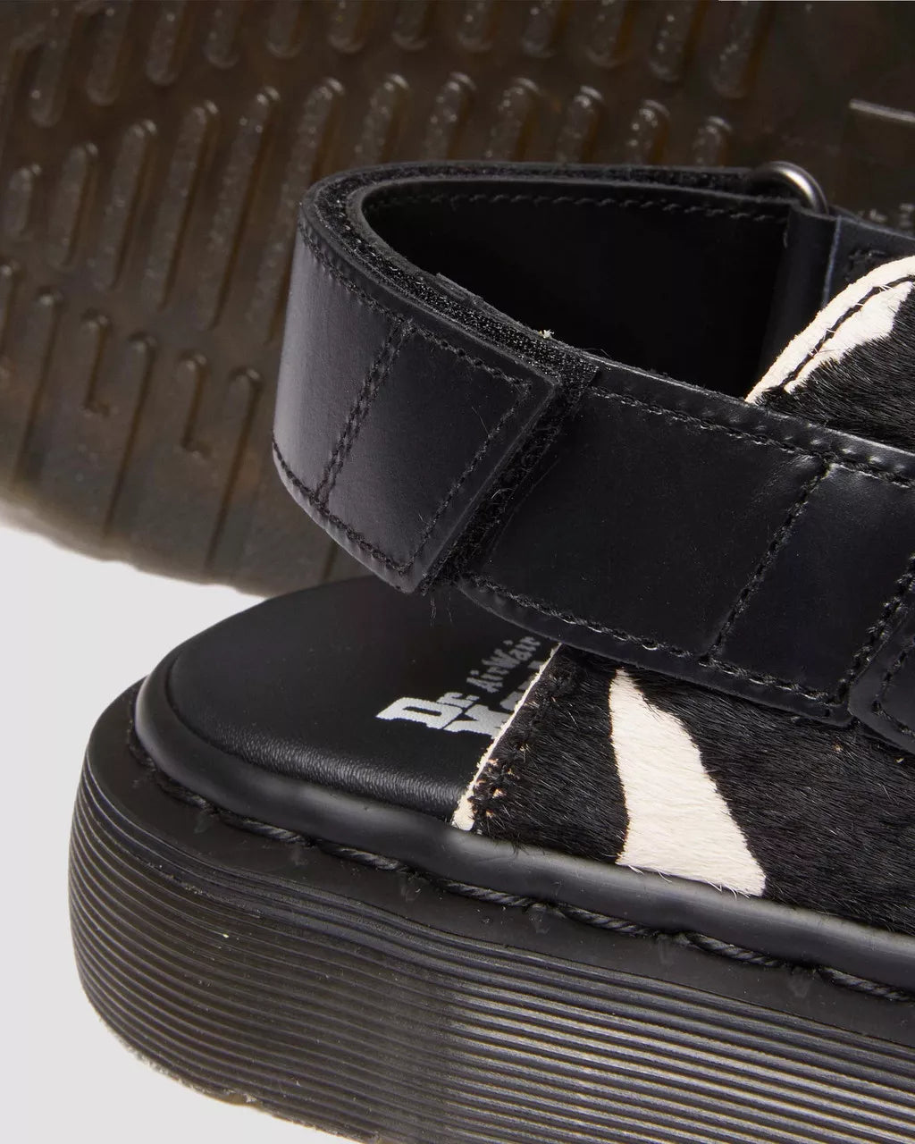 DR MARTENS Jorge II Hair-on Slingback Mules