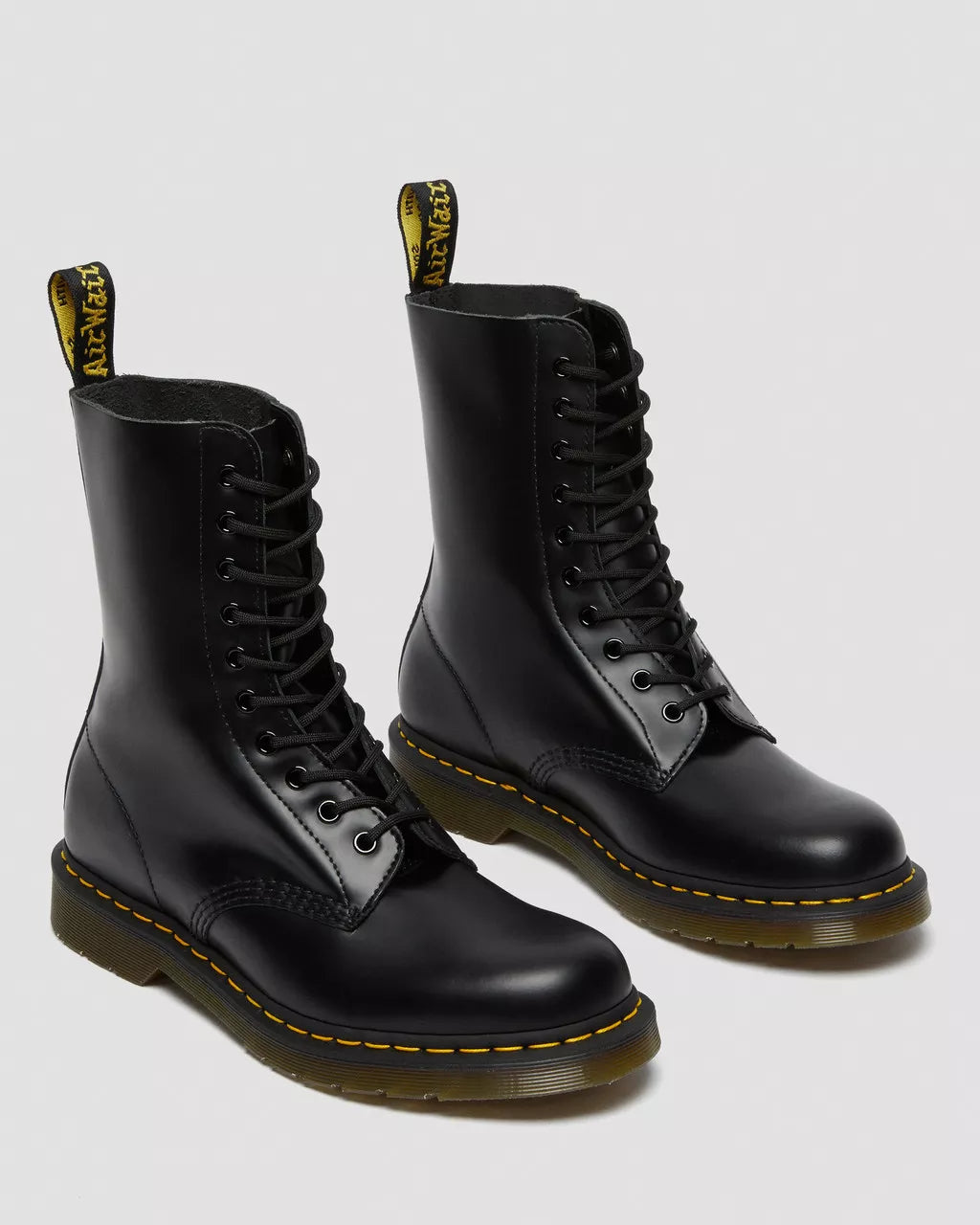 1490 Smooth Leather High Lace Up Boots