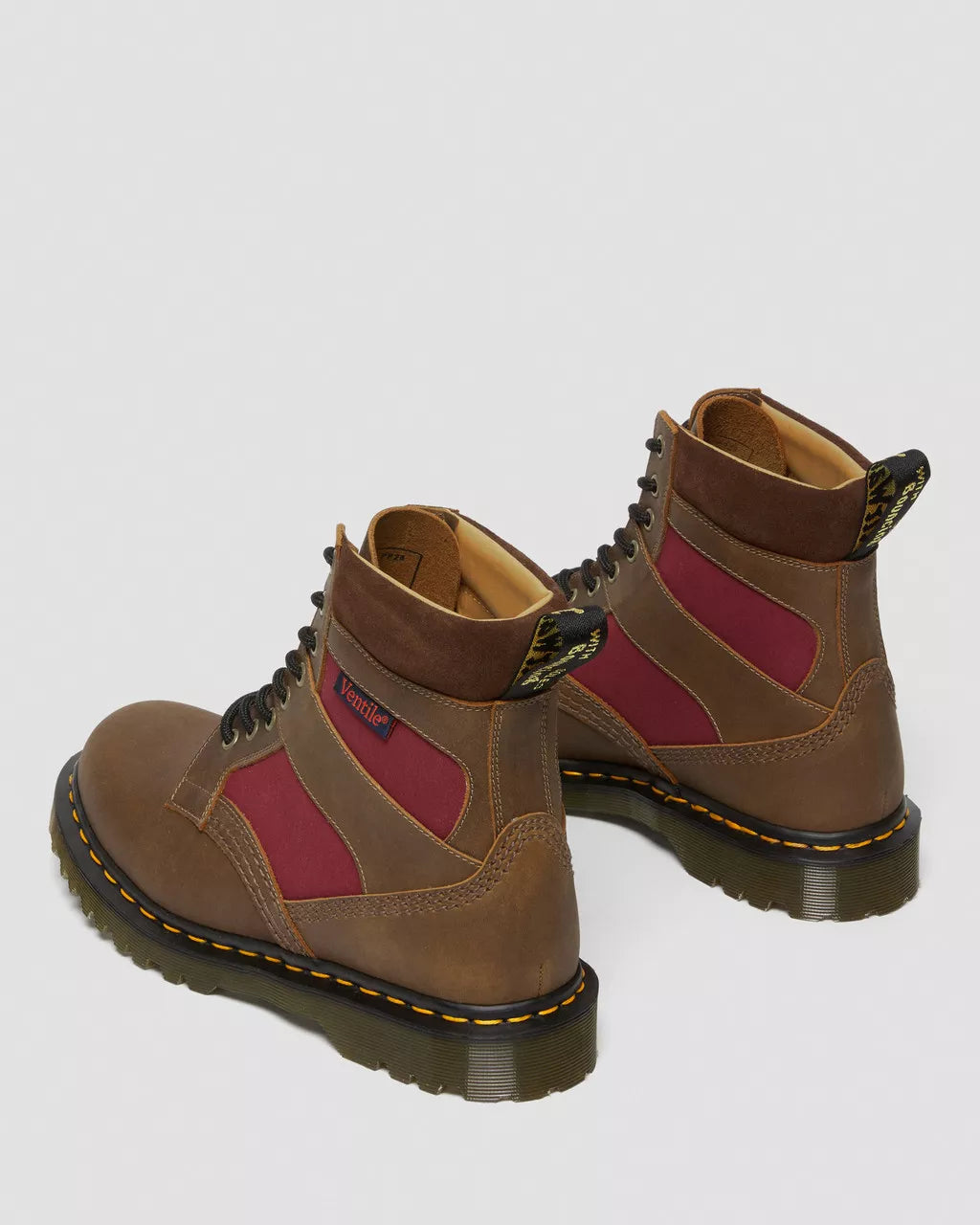 DR MARTENS 1460 Made in England Padded Panel Lace Up Boots