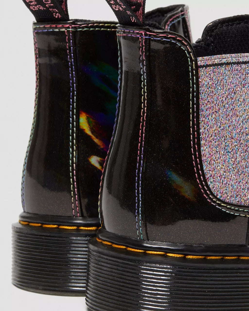 DR MARTENS Junior 2976 Sparkle Rays Chelsea Boots