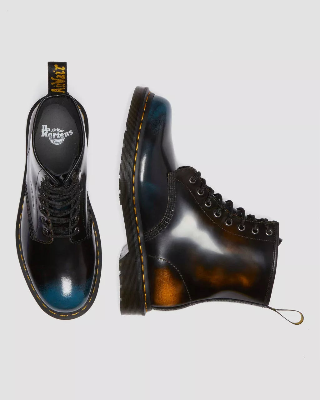 DR MARTENS 1460 Brush Off Leather Lace Up Boots