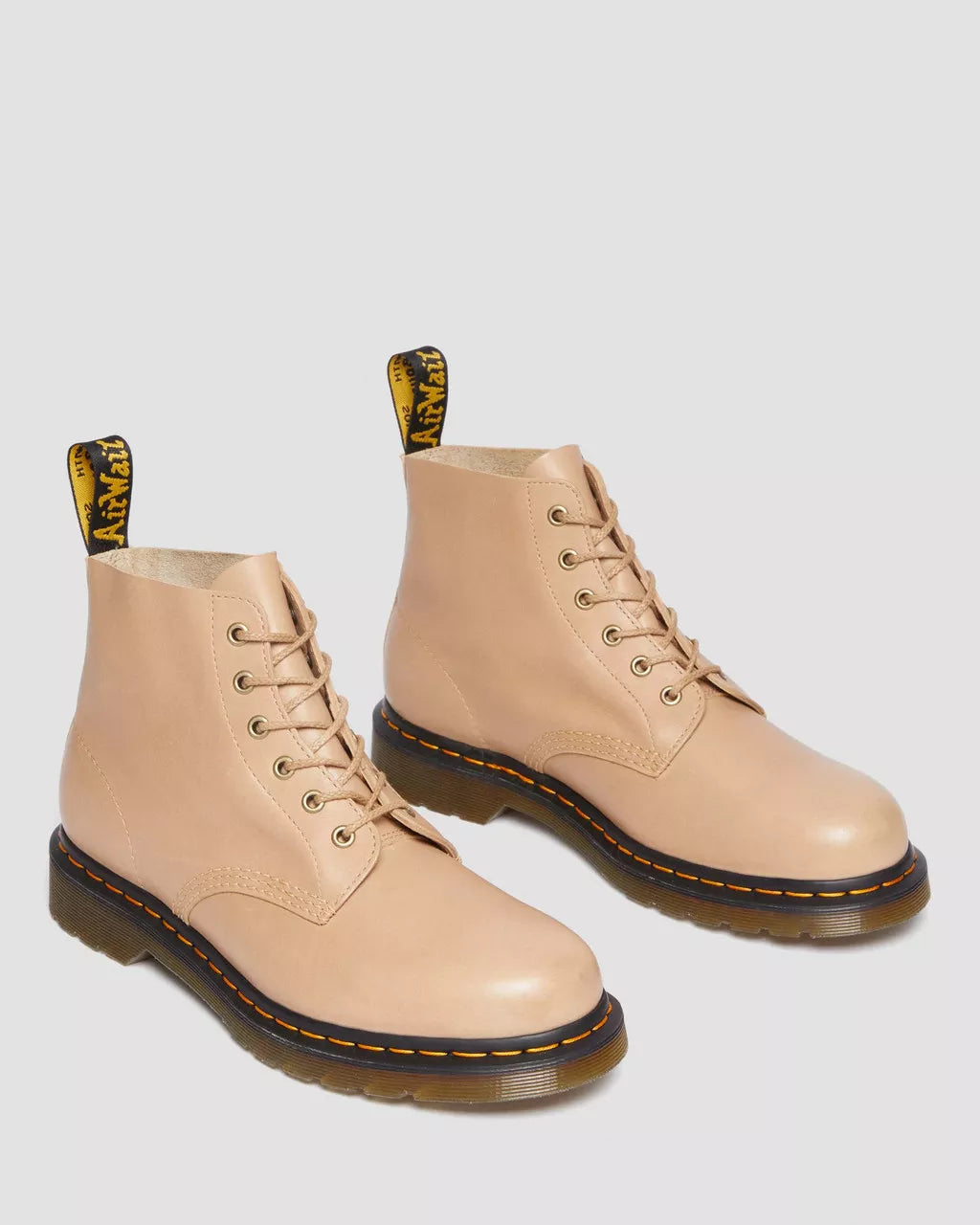 DR MARTENS 101 Unbound Carrara Leather Ankle Boots