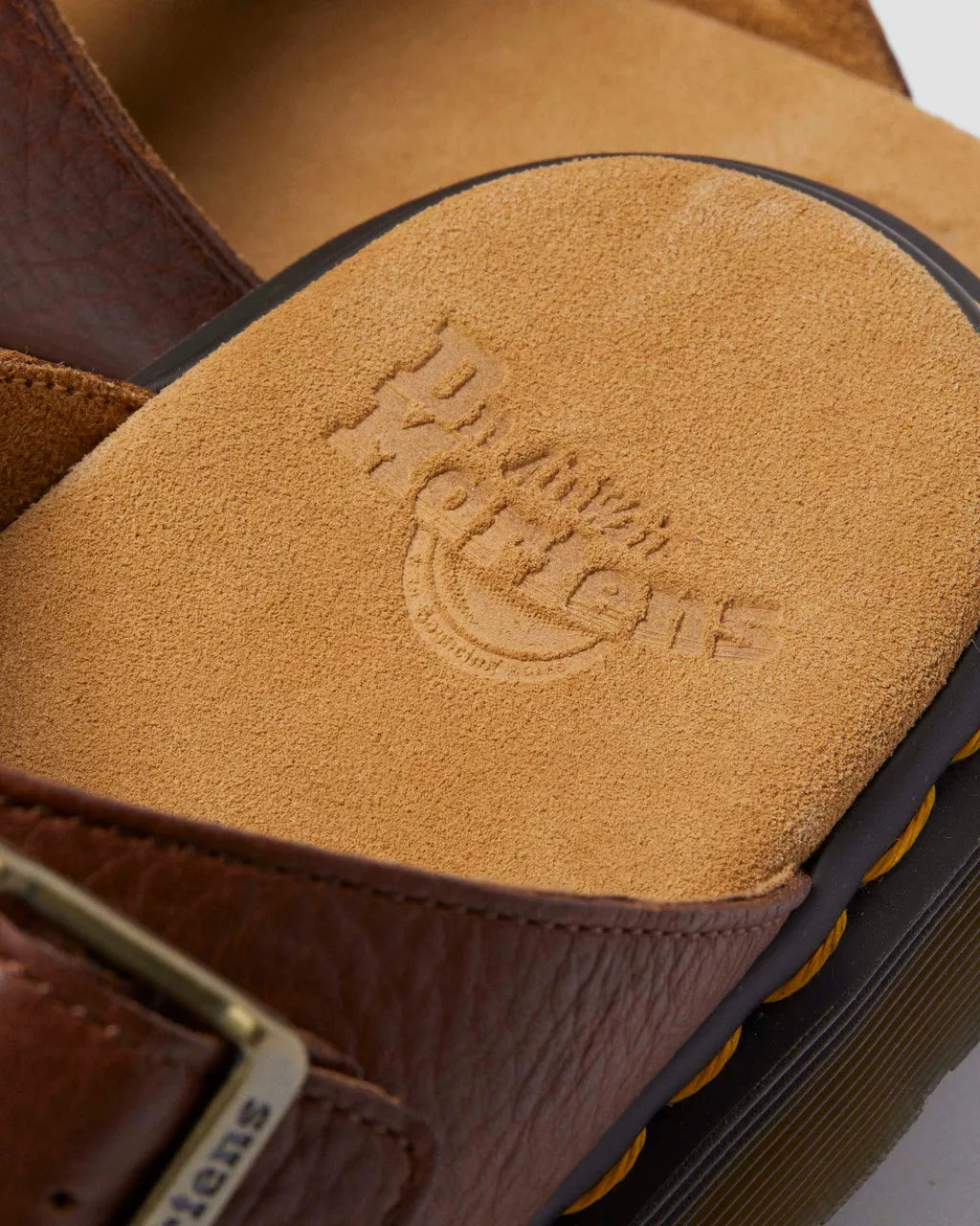 DR MARTENS Josef Ambassador Soft Leather Slide Sandals
