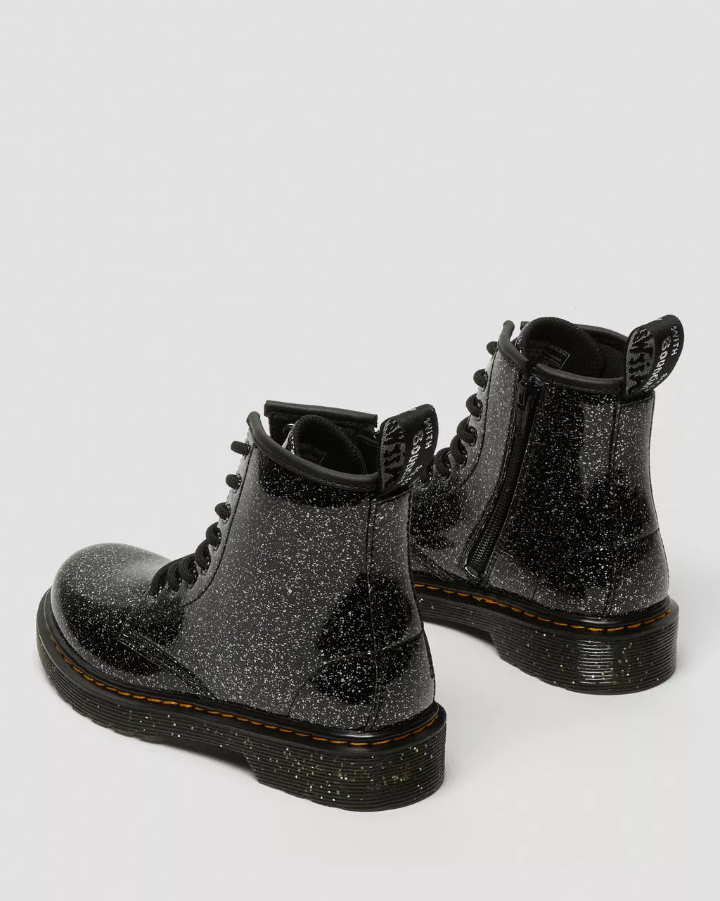 Junior 1460 Glitter Lace Up Boots
