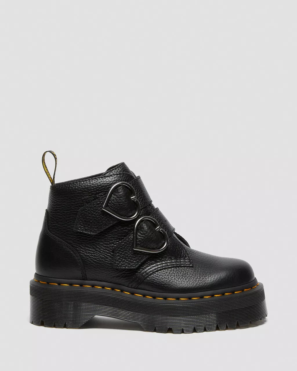 DR MARTENS Devon Heart Leather Platform Boots