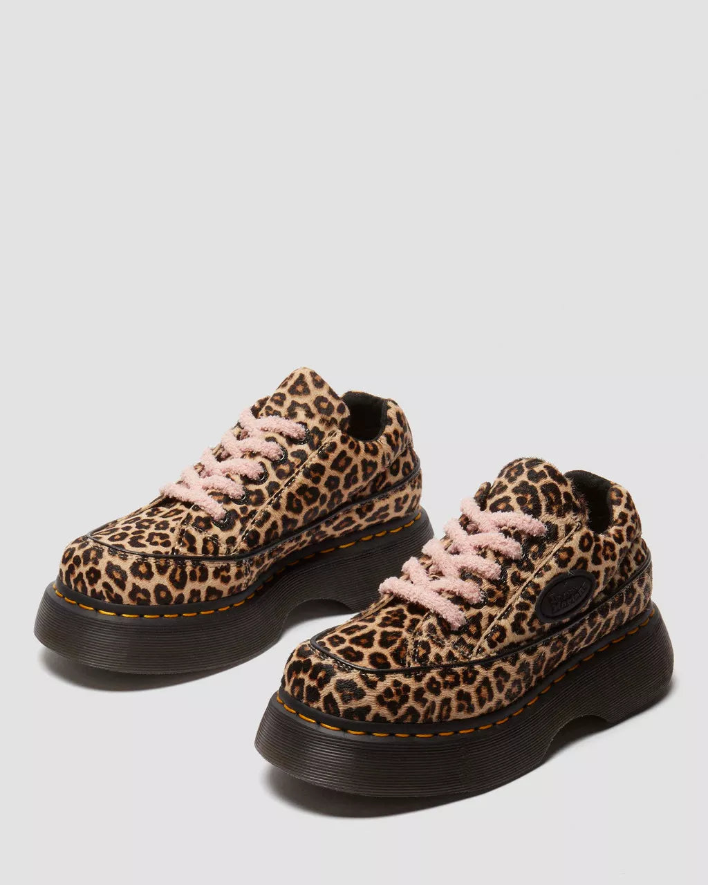 DR MARTENS Buzz 5-Eye Leopard Shoes