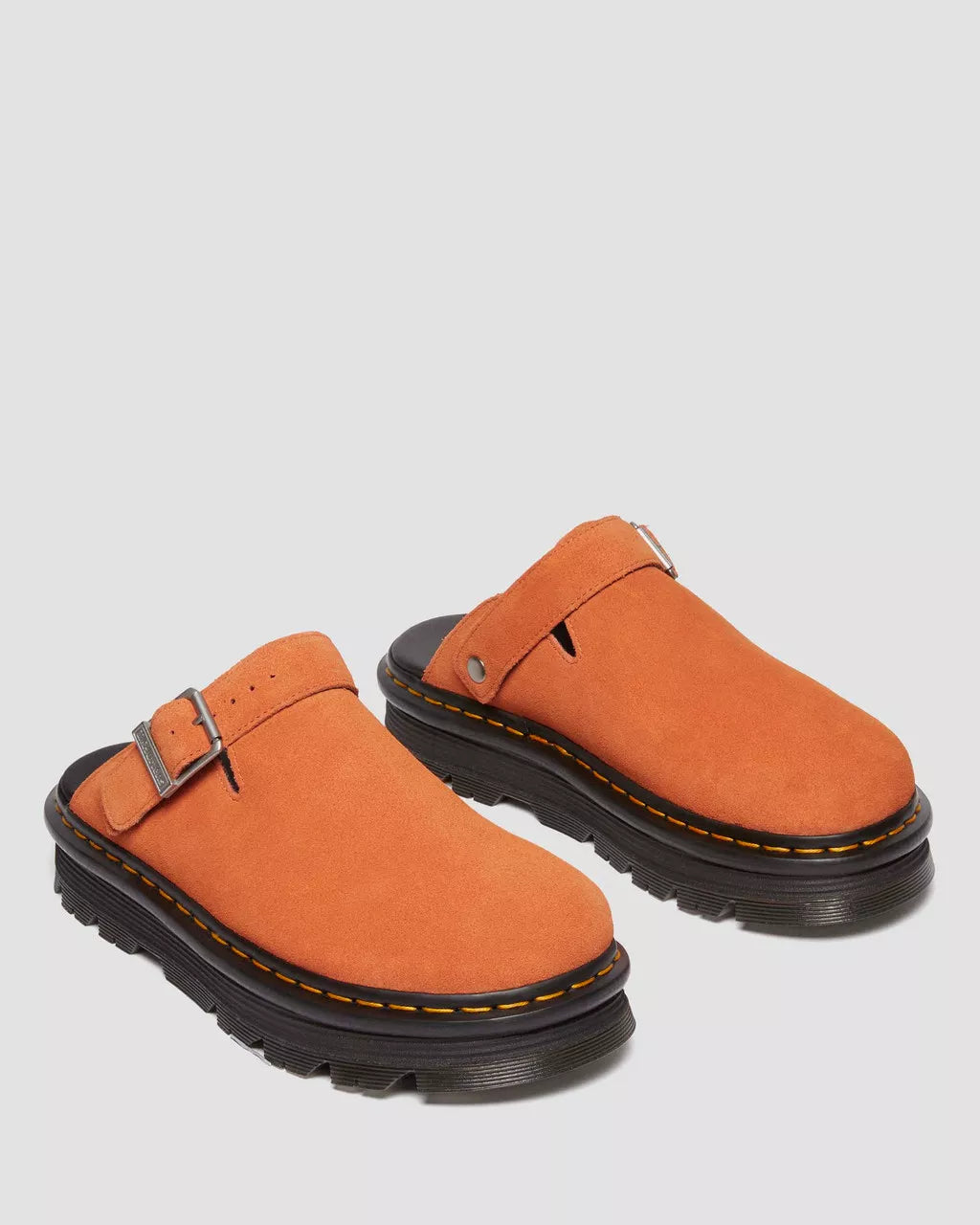 Zebzag Suede Casual Slingback Platform Mules