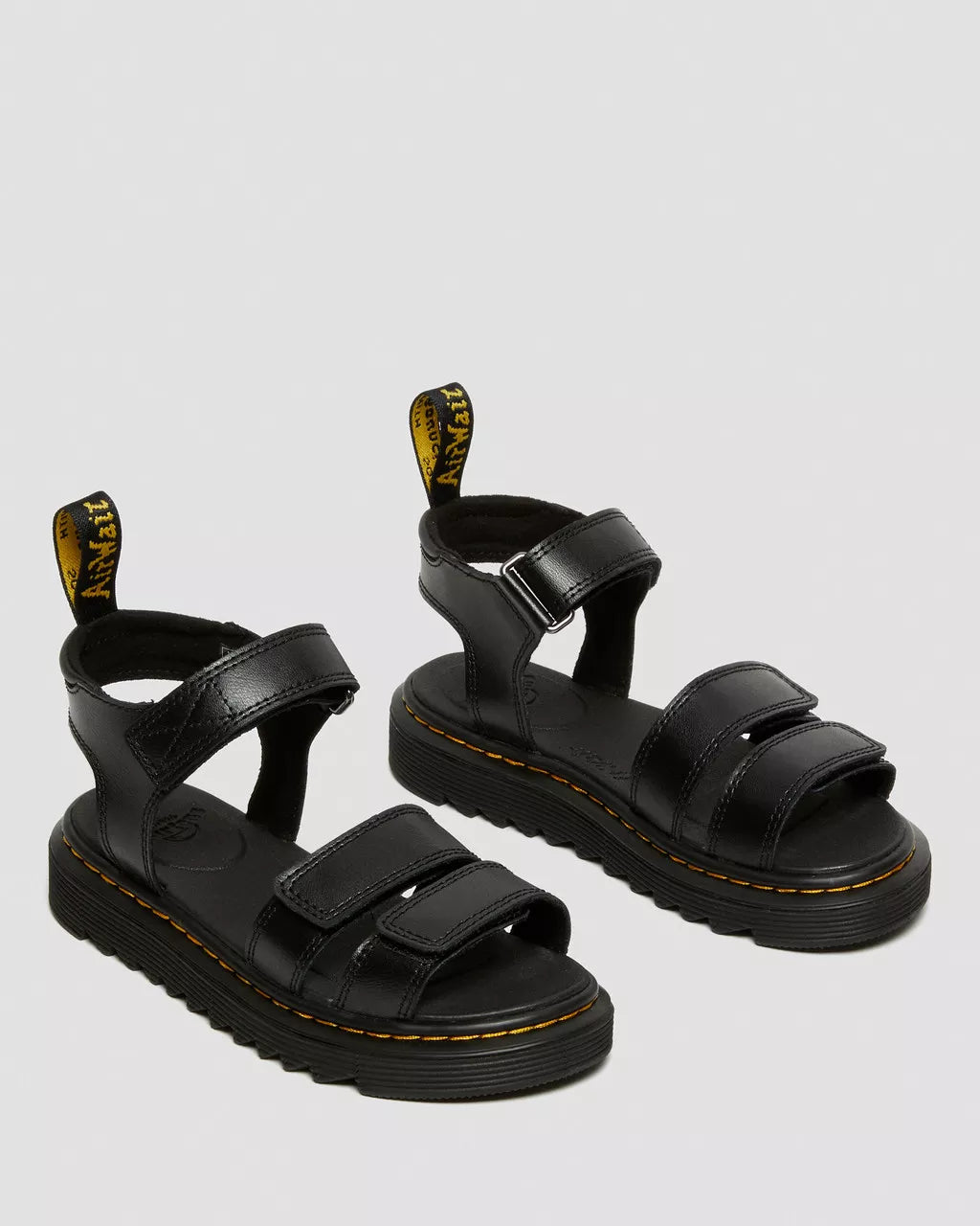 DR MARTENS Junior Klaire Leather Strap Sandals
