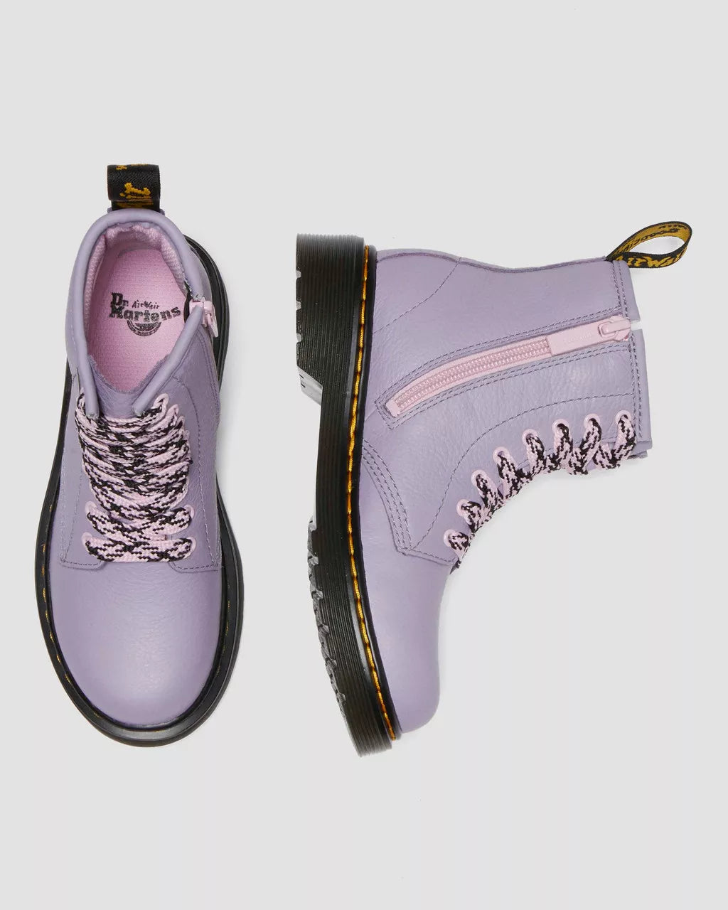 DR MARTENS Junior 1460 Virginia Leather Lace Up Boots