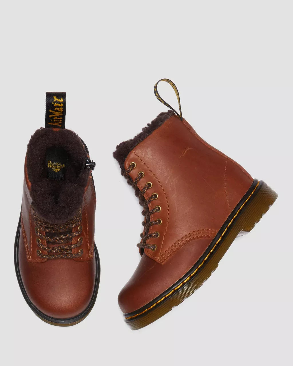 DR MARTENS Toddler 1460 Serena Leather Boots