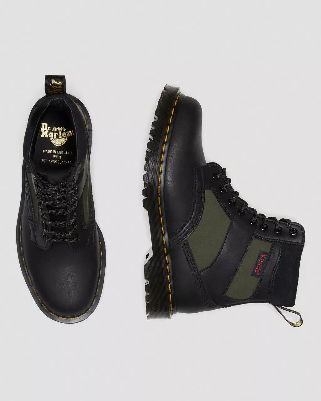 DR MARTENS 1460 Made in England Padded Panel Lace Up Boots