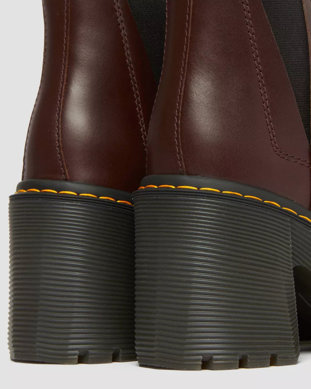 Spence Leather Flared Heel Chelsea Boots